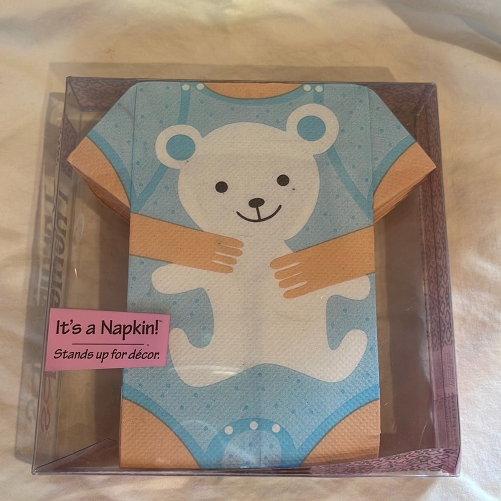 It’s a boy 3D napkins